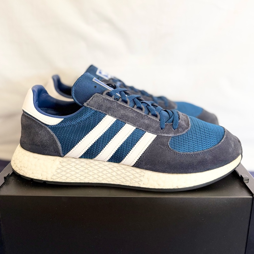 Adidas Iniki Runner Navy Blue size 13 G27461 2017 PRE-OWNED